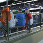 Direct Metals Welded Wire Mesh On A Fence Behind Bleacher Seating At Wrigley Field